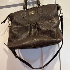 Vintage Dooney & Bourke Satchel - Brown Leather